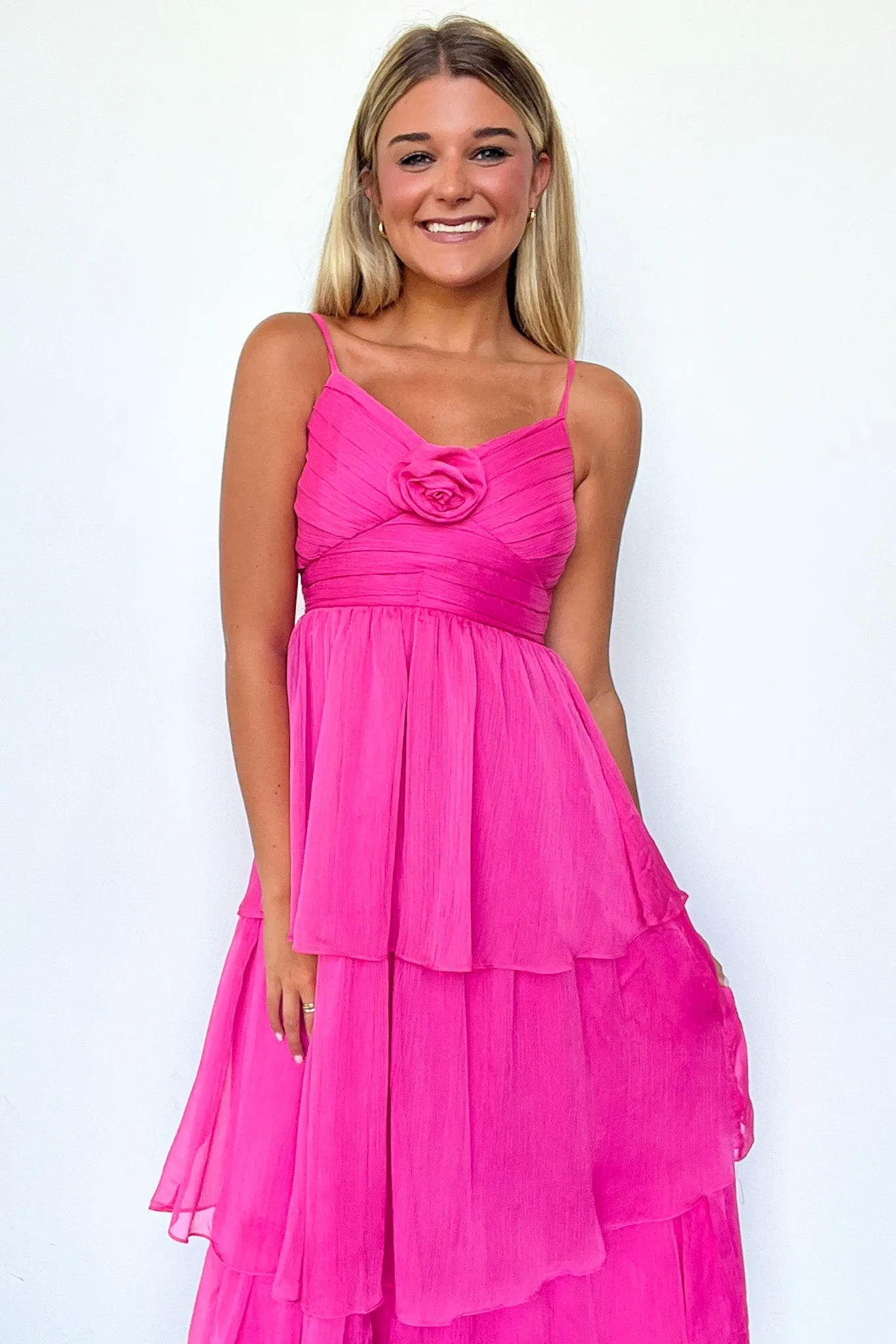 Blissfully Darling Tiered Floral Ruffle Dress - FINAL SALE sold by Madison + Mallory product image thumbnail 2