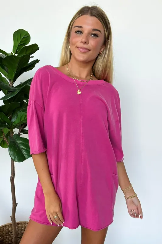 Payton Short Sleeve Relaxed Romper - FINAL SALE sold by Madison + Mallory