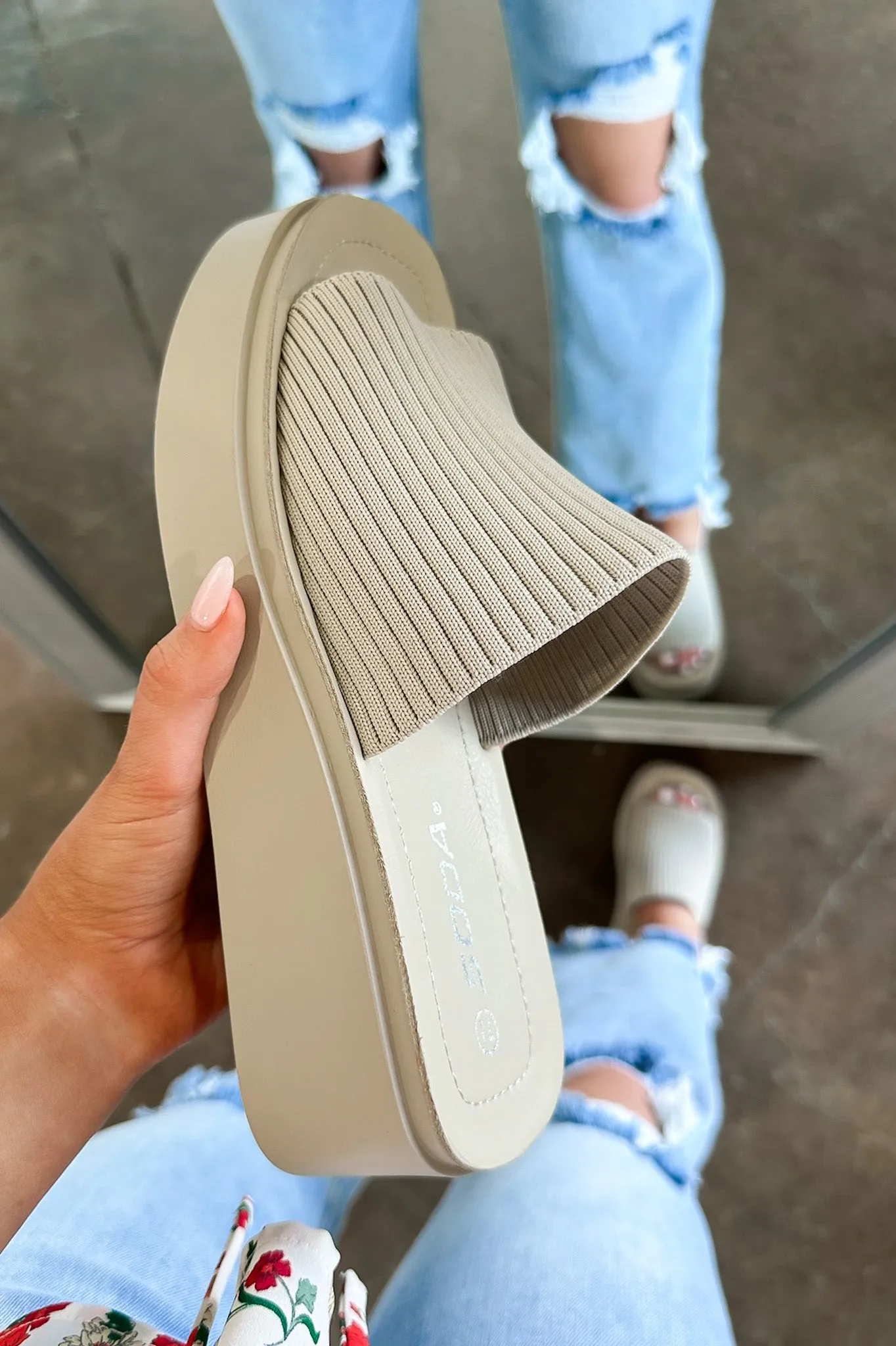 Posh Preference Stretch Strap Platform Sandals - FINAL SALE sold by Madison + Mallory