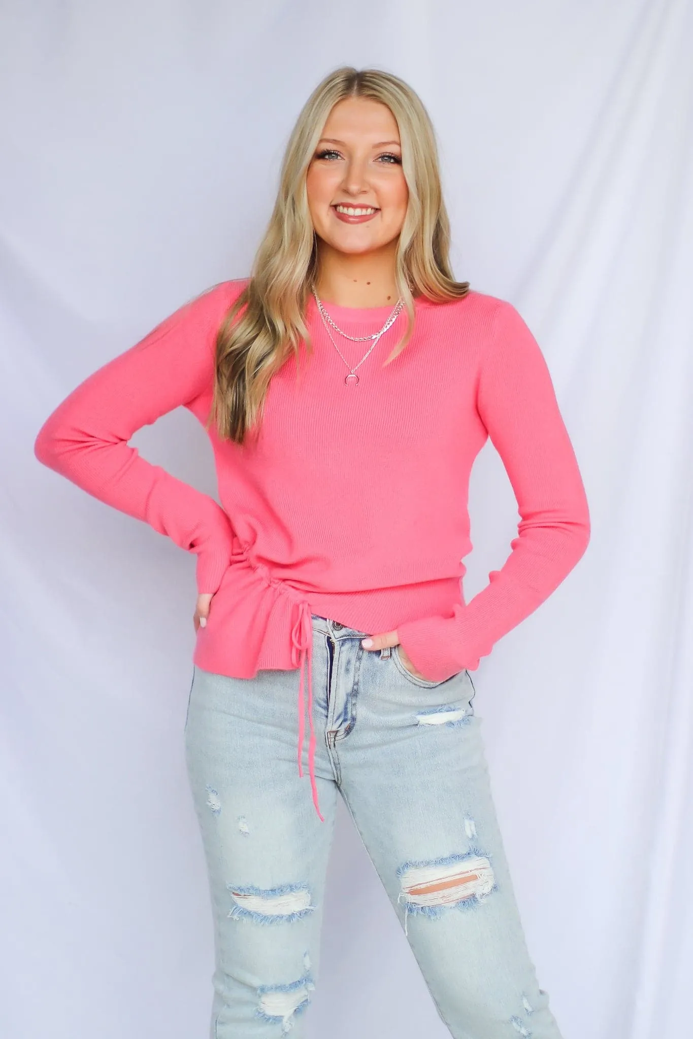 Katia Asymmetric Ruched Hem Top - FINAL SALE sold by Madison + Mallory product image thumbnail 3