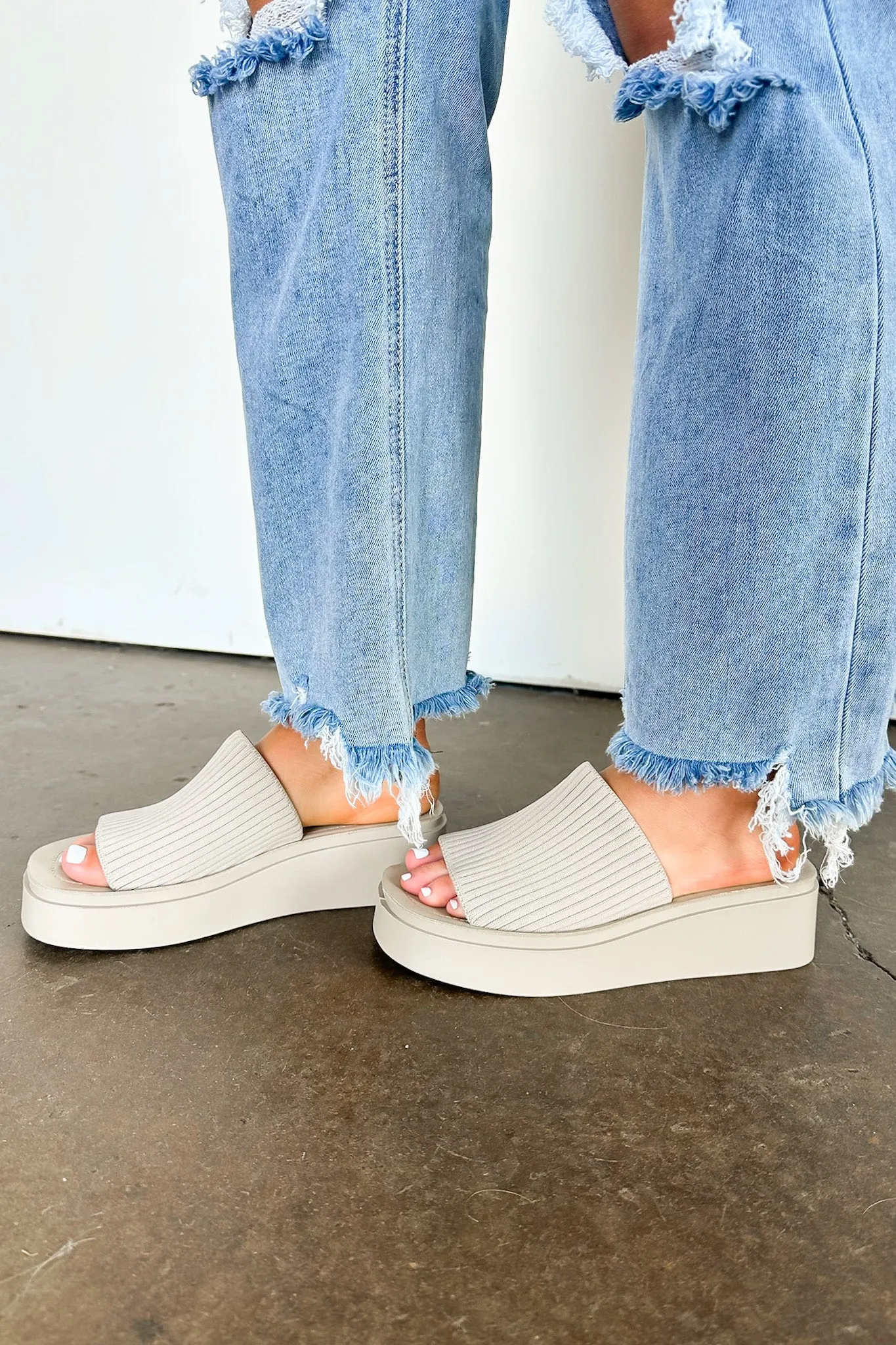 Posh Preference Stretch Strap Platform Sandals - FINAL SALE sold by Madison + Mallory product image thumbnail 4