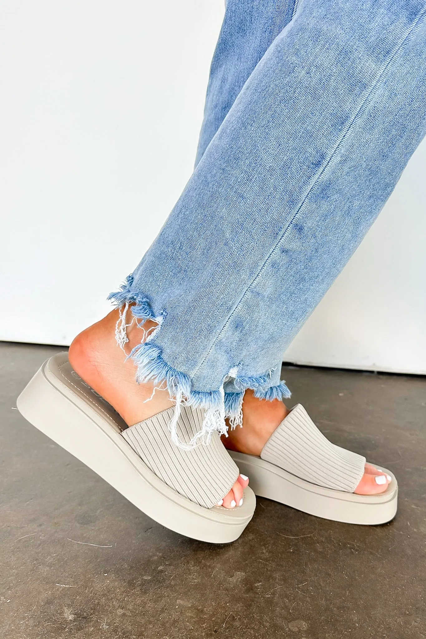 Posh Preference Stretch Strap Platform Sandals - FINAL SALE sold by Madison + Mallory product image thumbnail 3