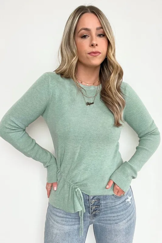 Katia Asymmetric Ruched Hem Top - FINAL SALE sold by Madison + Mallory