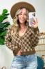 Addison Checkered Crop Cardigan - FINAL SALE sold by Madison + Mallory