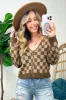 Addison Checkered Crop Cardigan - FINAL SALE sold by Madison + Mallory