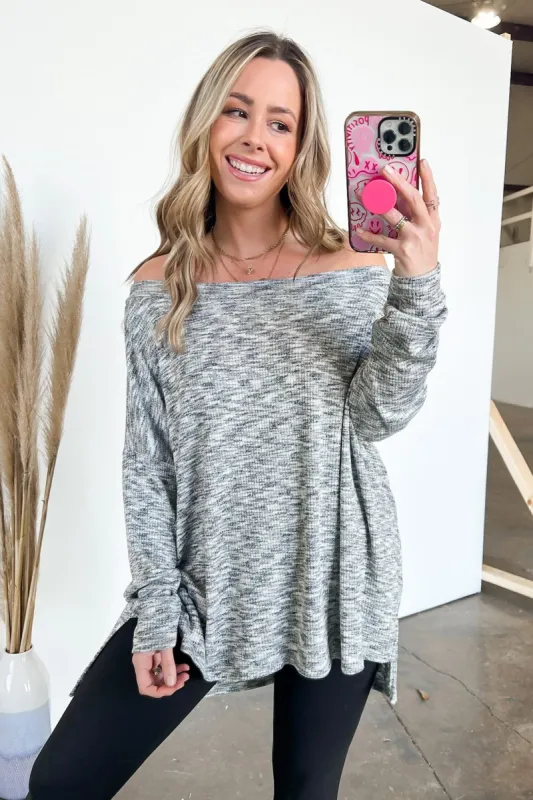 Cool for You Off Shoulder Relaxed Fit Top - FINAL SALE sold by Madison + Mallory