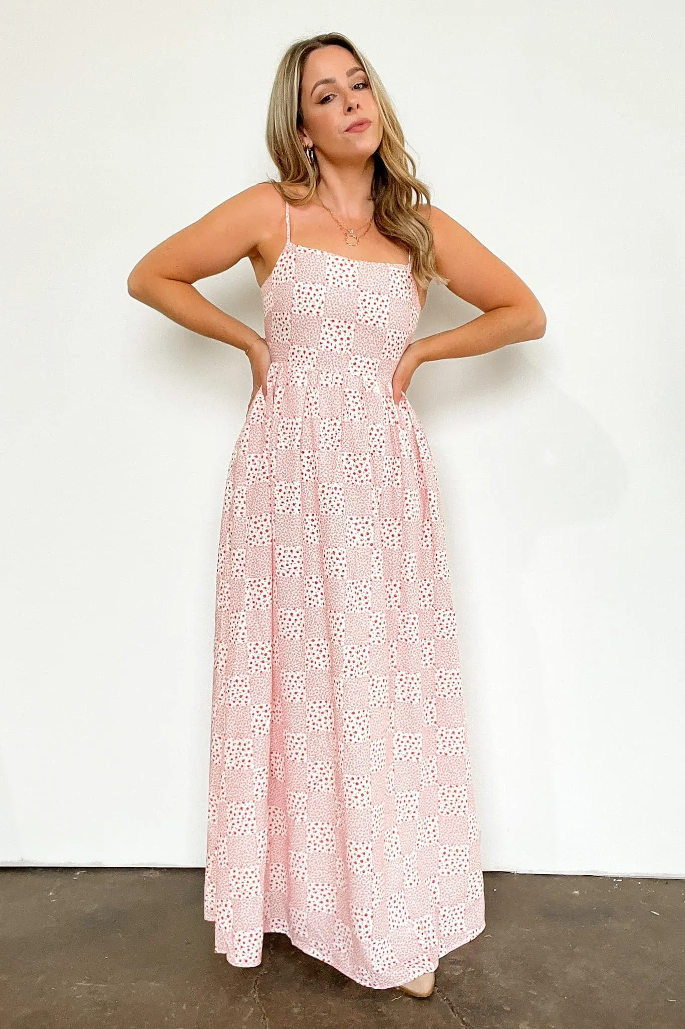 Unique Flair Patchwork Floral Maxi Dress - FINAL SALE sold by Madison + Mallory