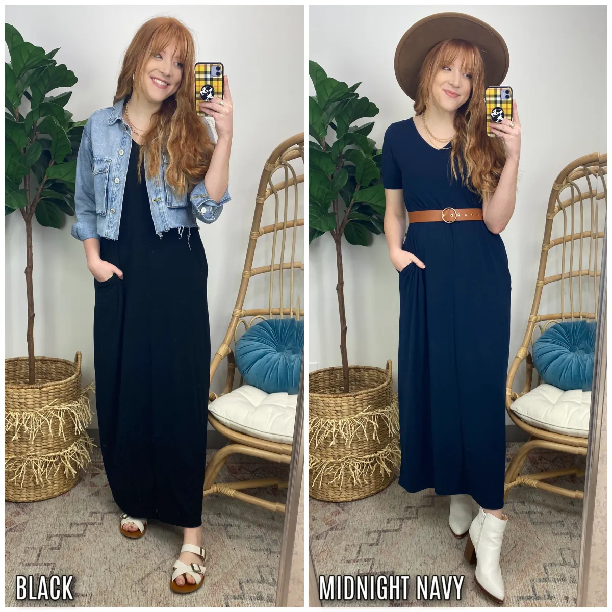 Tereza V-Neck Maxi Dress - FINAL SALE sold by Madison + Mallory