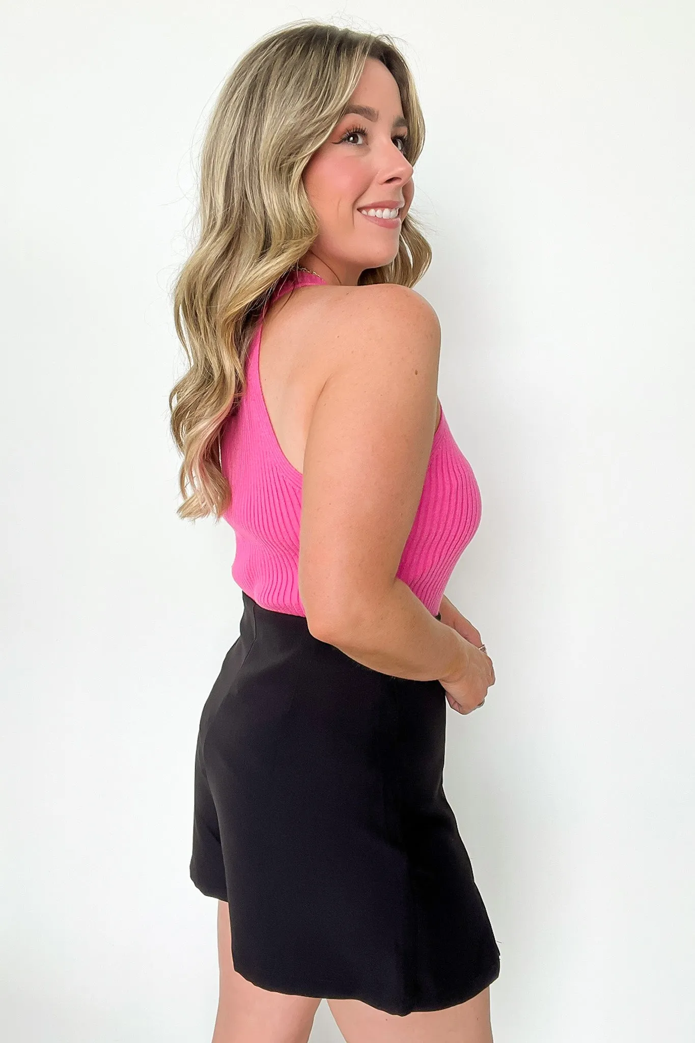 Brextin Mock Neck Ribbed Knit Tank Top - FINAL SALE sold by Madison + Mallory product image thumbnail 5