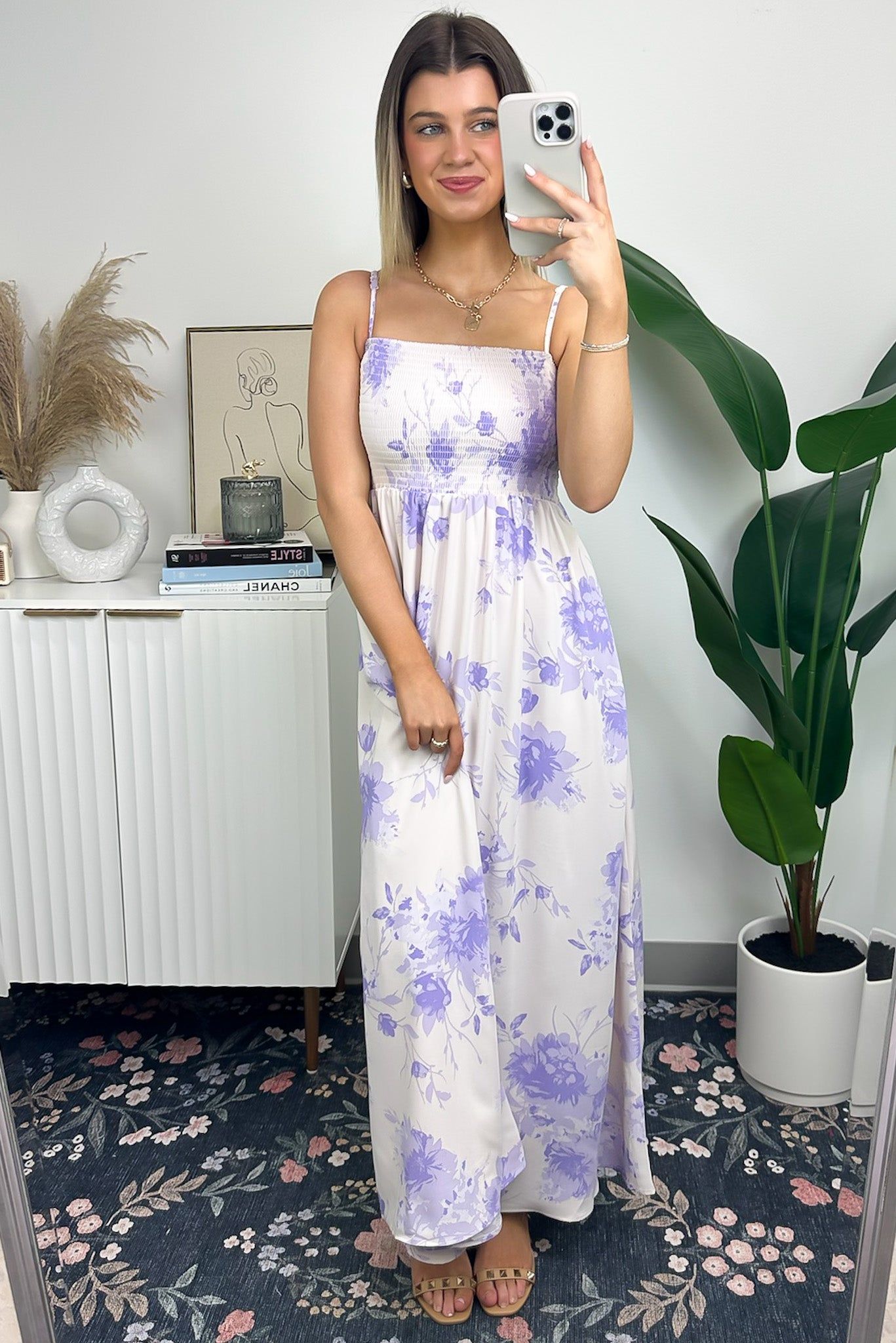 Wondrous Muse Flowy Floral Maxi Dress sold by Madison + Mallory product image thumbnail 5