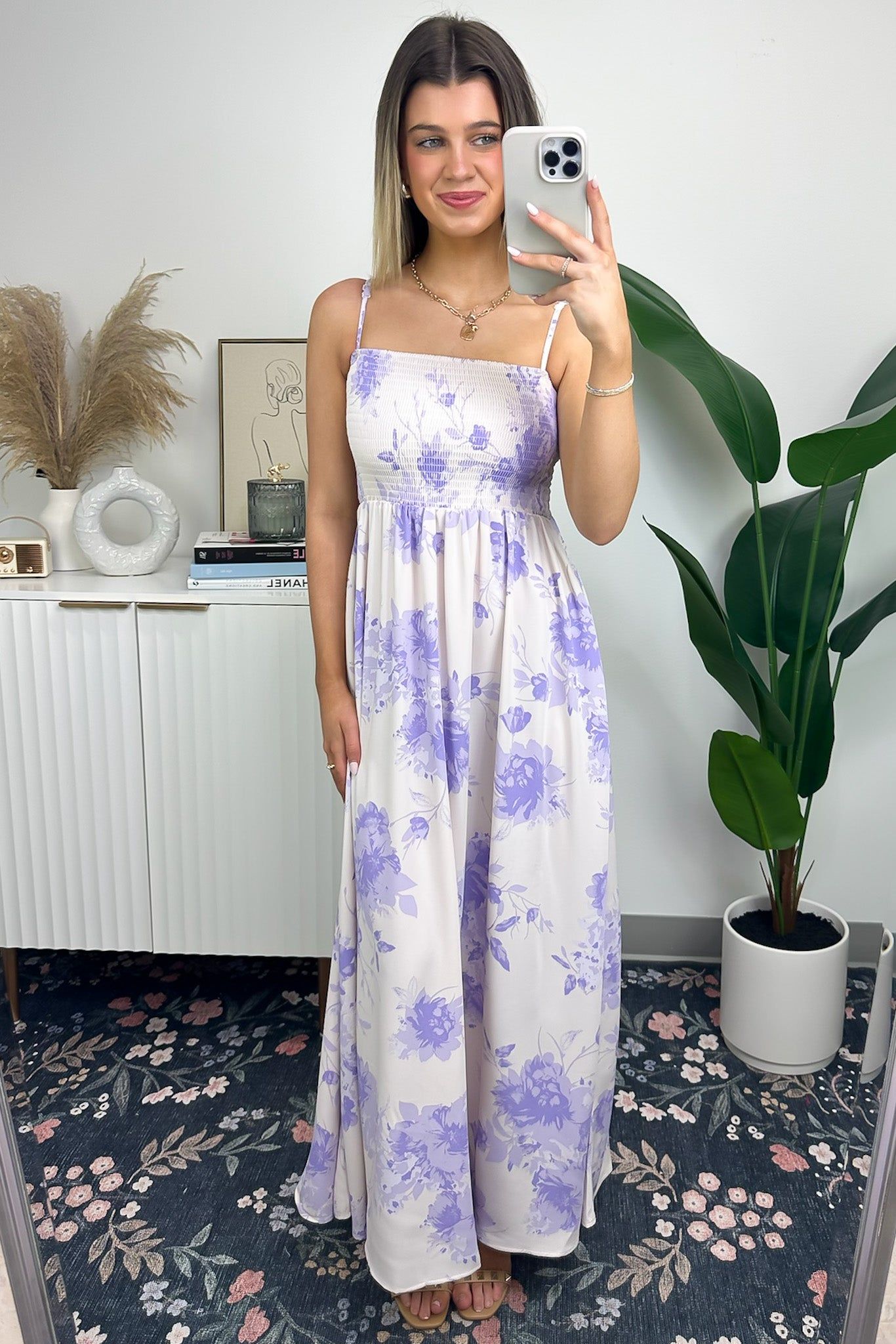 Wondrous Muse Flowy Floral Maxi Dress sold by Madison + Mallory product image thumbnail 2