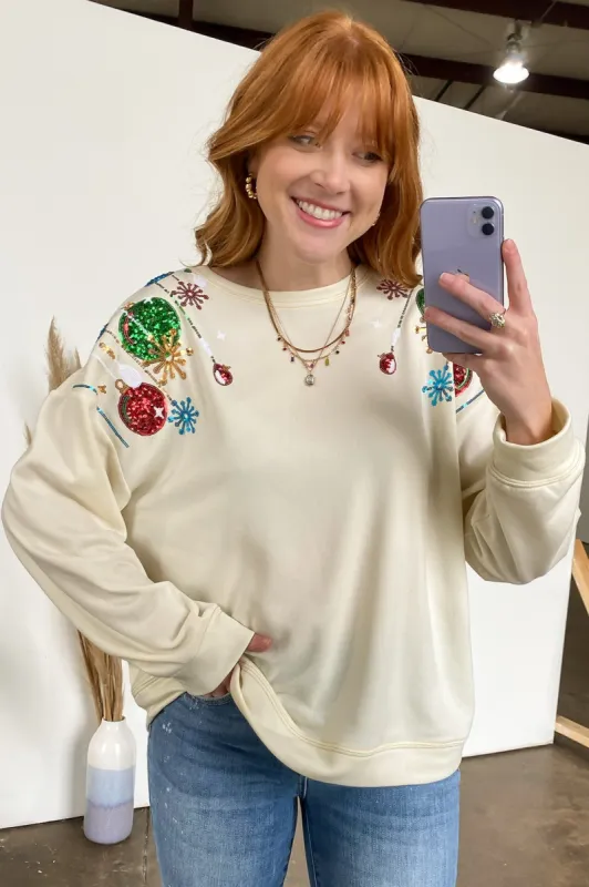 Sparkle This Season Holiday Ornament Sweatshirt - FINAL SALE sold by Madison + Mallory