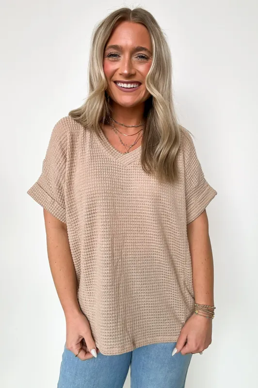 Kloie V-Neck Knit Top - FINAL SALE sold by Madison + Mallory