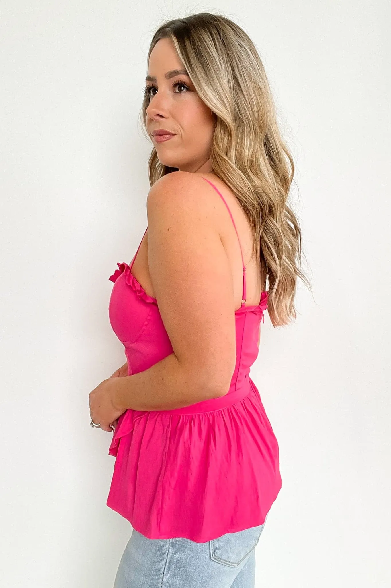 Beautiful Bliss Sweetheart Ruffle Flared Top - FINAL SALE sold by Madison + Mallory product image thumbnail 4