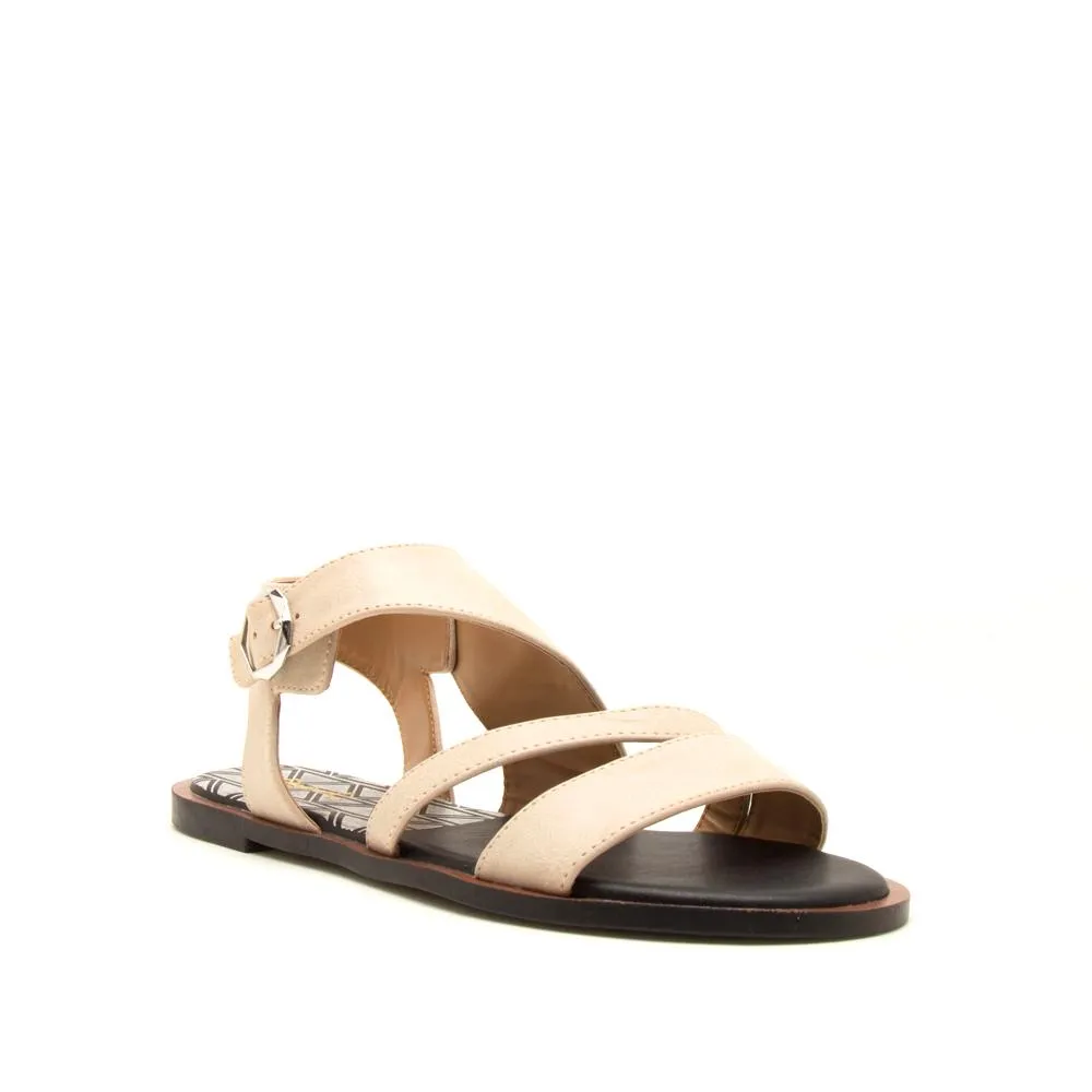 Breaking Free Diagonal Strappy Sandals - FINAL SALE sold by Madison + Mallory