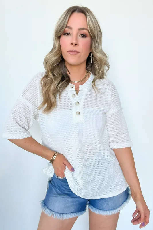 Camryn V-Neck Relaxed Top - FINAL SALE sold by Madison + Mallory
