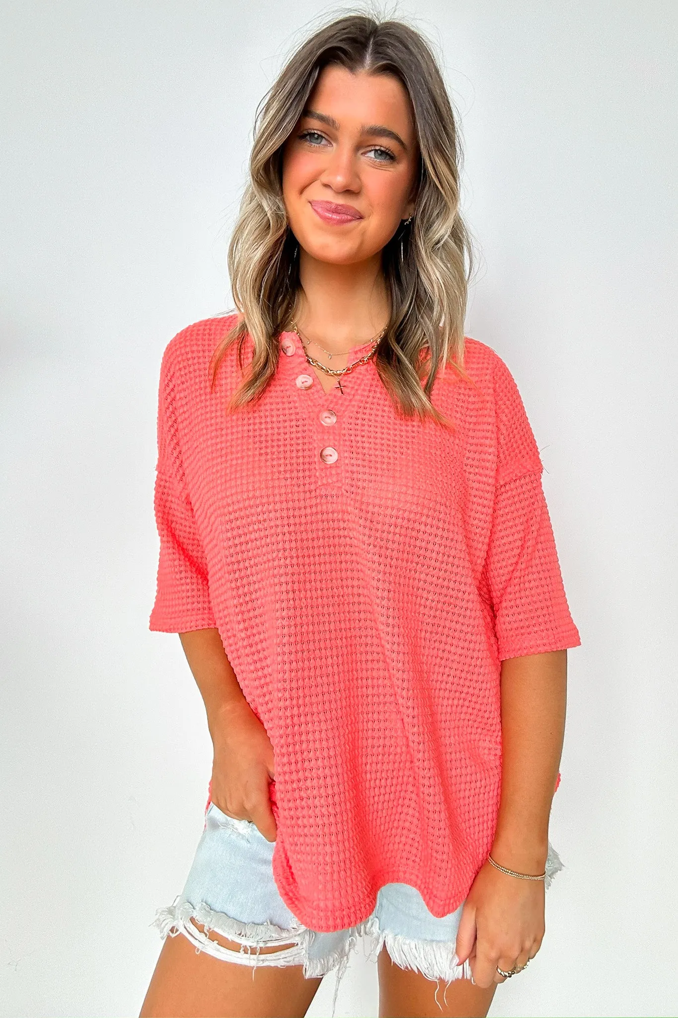 Camryn V-Neck Relaxed Top - FINAL SALE sold by Madison + Mallory product image thumbnail 5