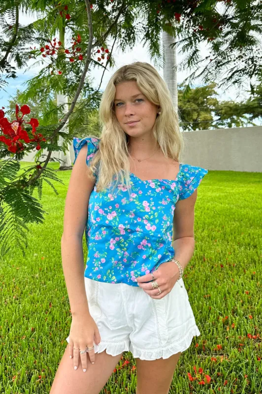 Delightful Expression Floral Sweetheart Tank Top - FINAL SALE sold by Madison + Mallory