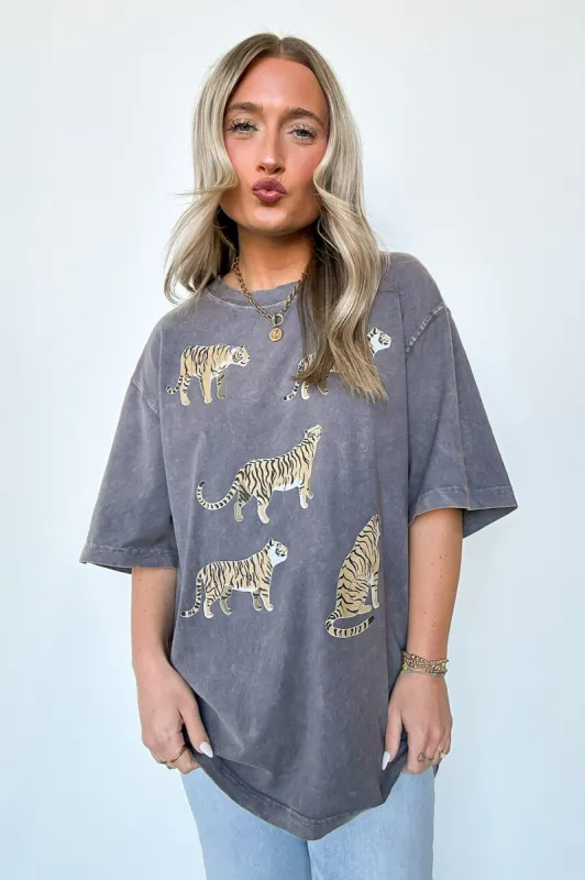 Wild Thing Vintage Tiger Graphic Tee sold by Madison + Mallory