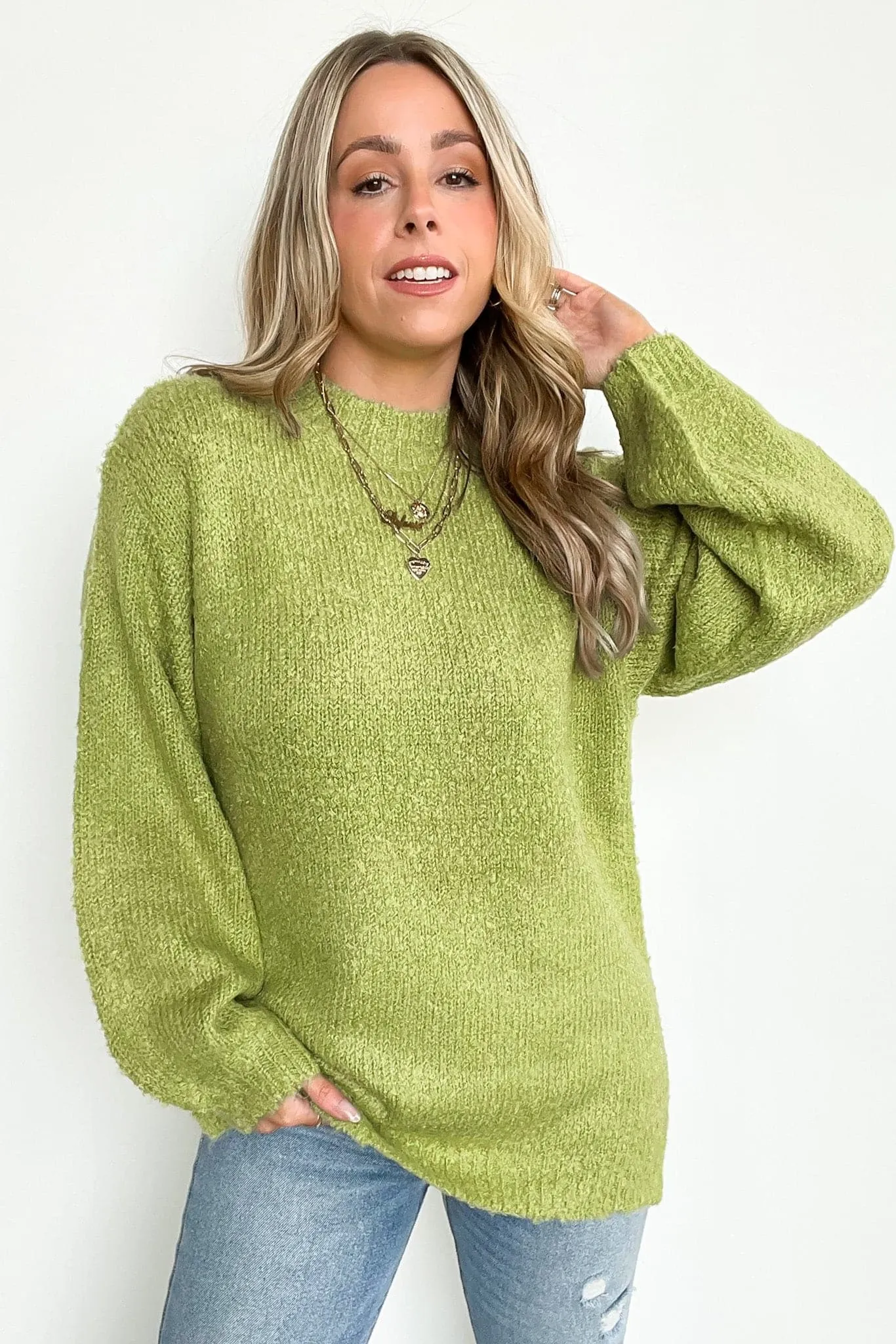 Tamia Mock Neck Sweater - FINAL SALE sold by Madison + Mallory product image thumbnail 5
