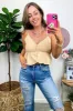 Bayview Gingham Ruffle Tank - FINAL SALE sold by Madison + Mallory