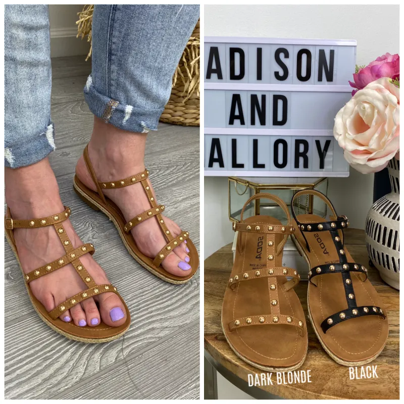 Remix It Strappy Studded Sandals - FINAL SALE sold by Madison + Mallory