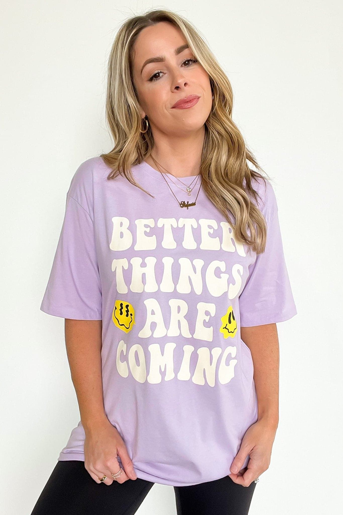 Better Things Are Coming Relaxed Graphic Tee - FINAL SALE sold by Madison + Mallory product image thumbnail 8