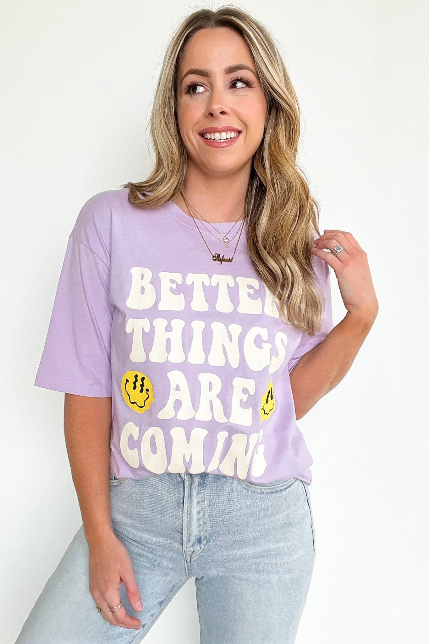 Better Things Are Coming Relaxed Graphic Tee - FINAL SALE sold by Madison + Mallory product image thumbnail 7