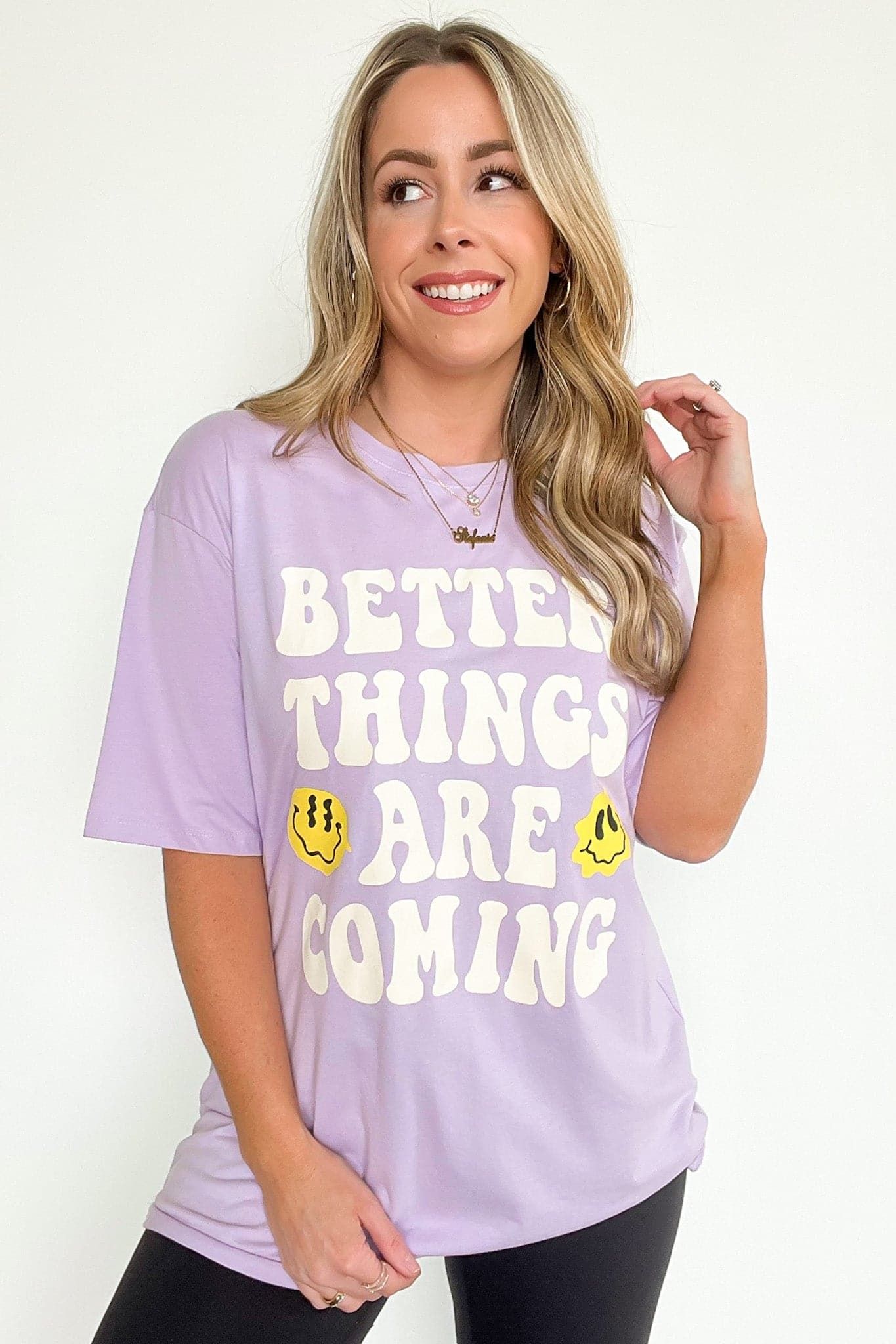 Better Things Are Coming Relaxed Graphic Tee - FINAL SALE sold by Madison + Mallory