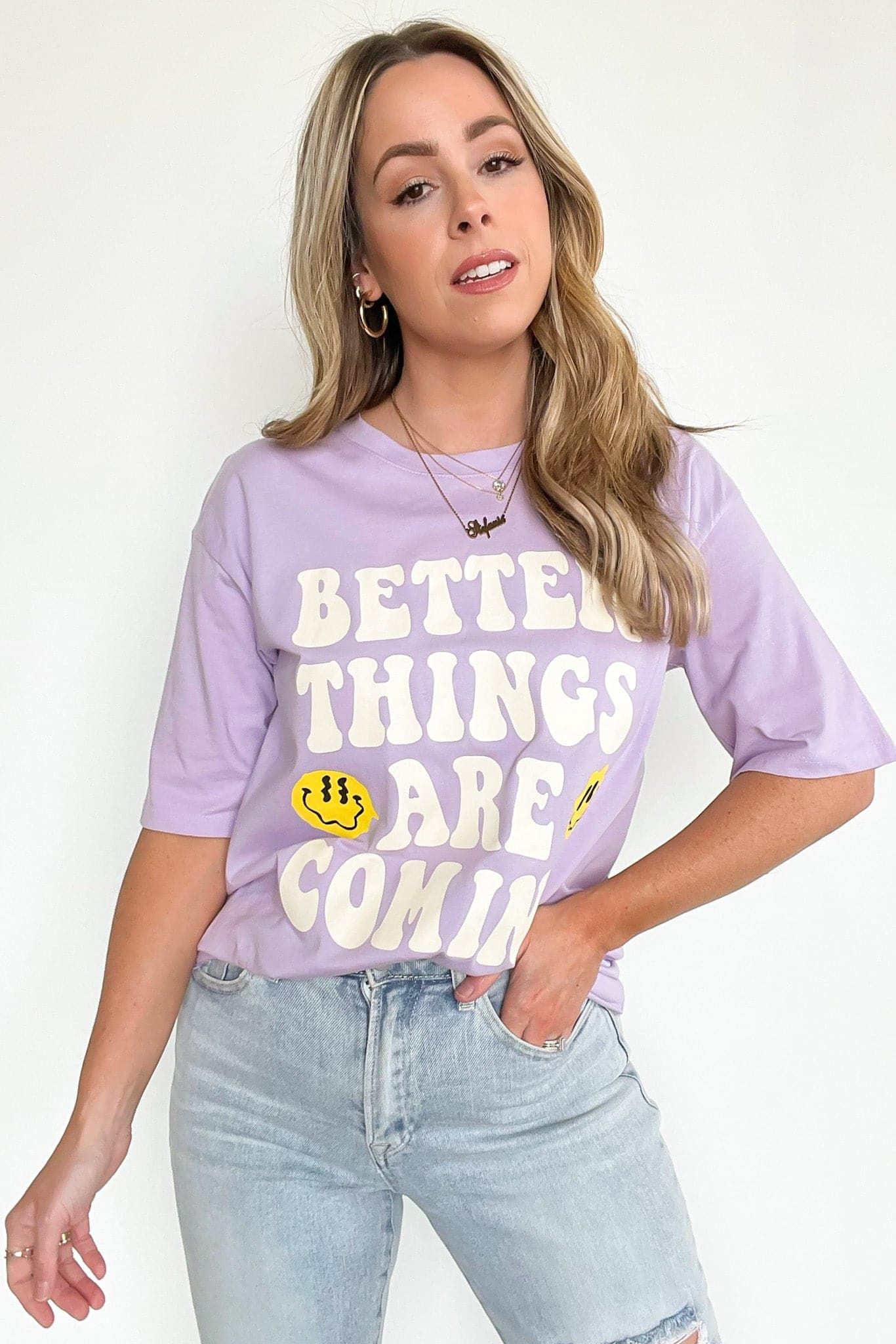 Better Things Are Coming Relaxed Graphic Tee - FINAL SALE sold by Madison + Mallory product image thumbnail 3