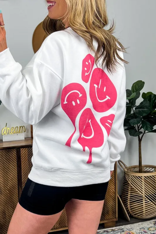 Smile Hello Graphic Sweatshirt - FINAL SALE sold by Madison + Mallory