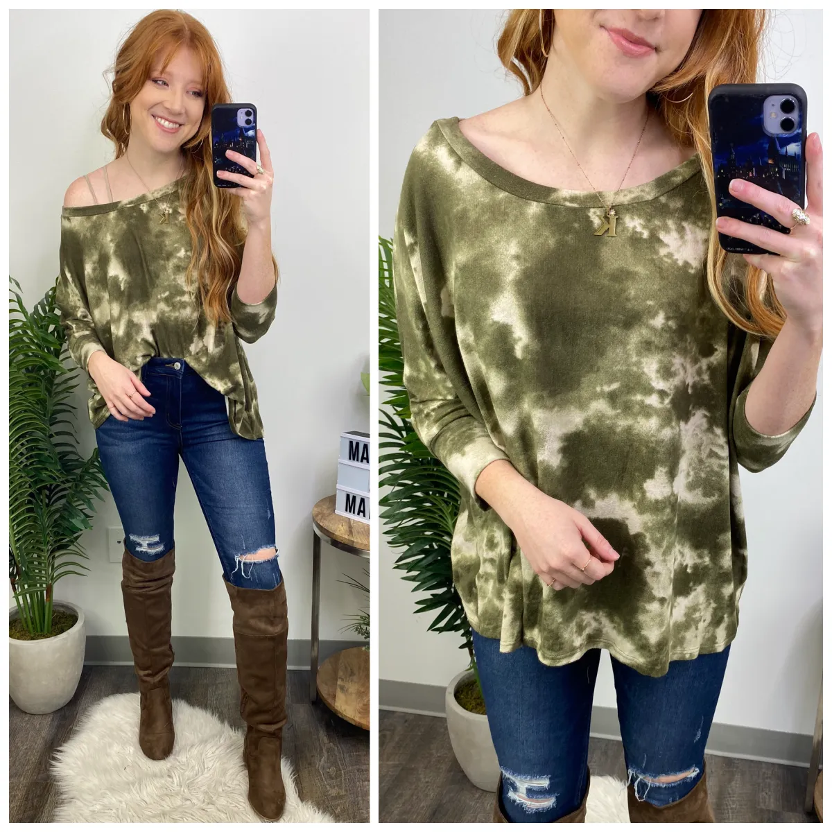Chana Cloudwash Flowy Top - FINAL SALE sold by Madison + Mallory