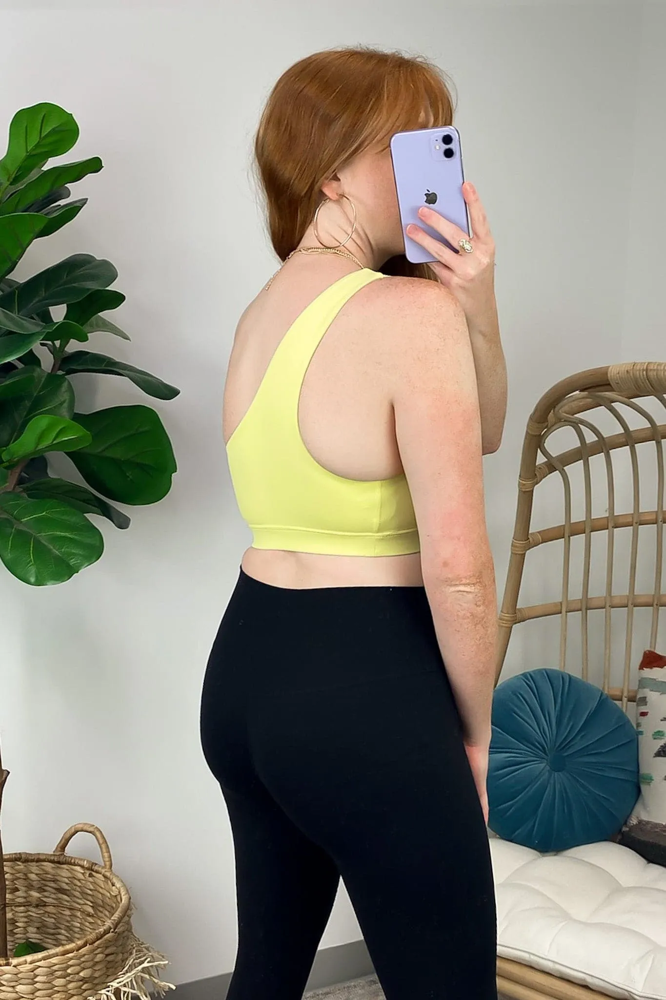 Kaiyah One Shoulder Active Crop Top - FINAL SALE sold by Madison + Mallory product image thumbnail 5