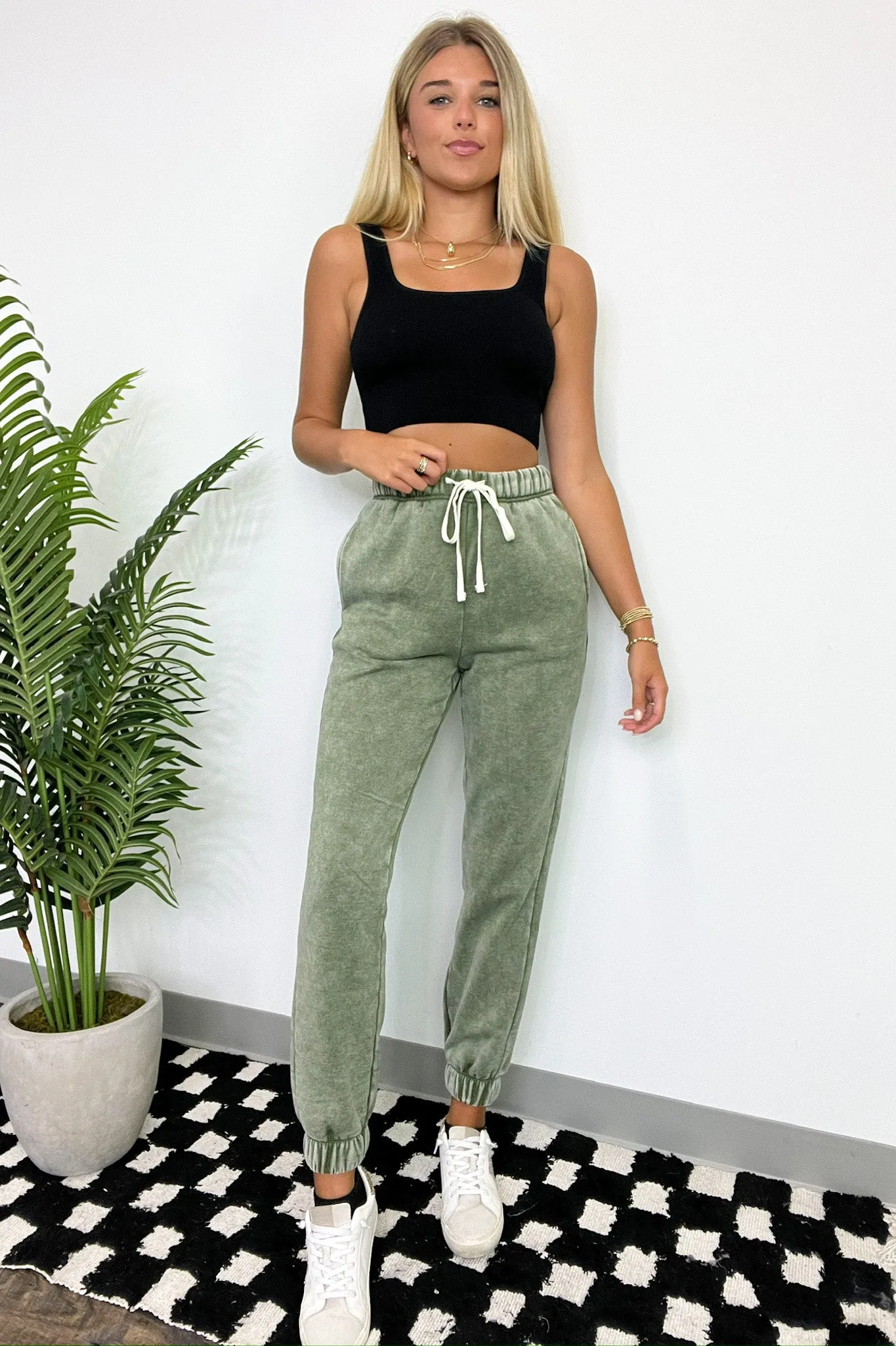 Gotta Chill Acid Wash Joggers - FINAL SALE sold by Madison + Mallory