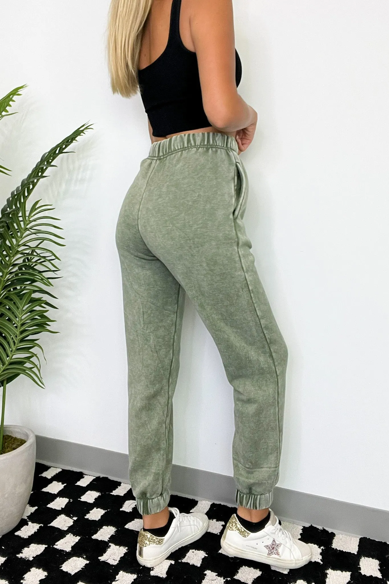 Gotta Chill Acid Wash Joggers - FINAL SALE sold by Madison + Mallory product image thumbnail 3