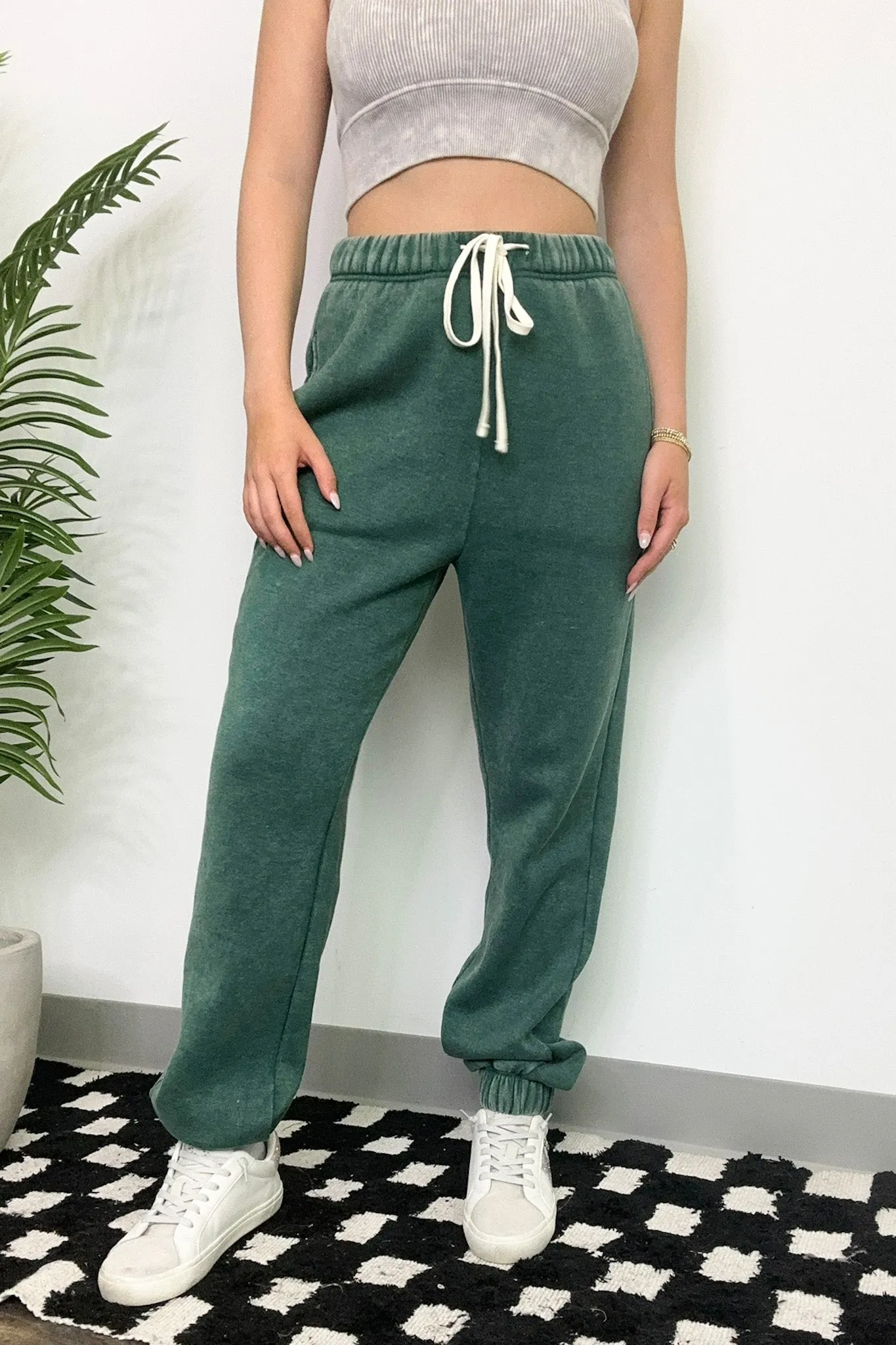 Gotta Chill Acid Wash Joggers - FINAL SALE sold by Madison + Mallory product image thumbnail 2