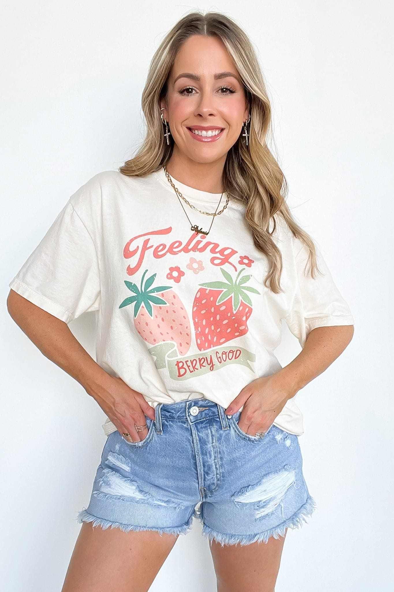Feeling Berry Good Vintage Relaxed Graphic Tee - FINAL SALE sold by Madison + Mallory product image thumbnail 2