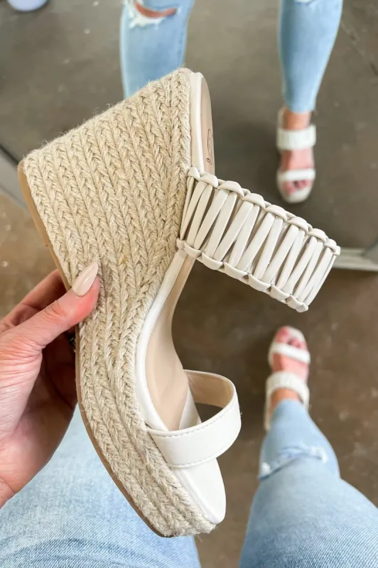 Bridgely Double Strap Wedge Sandals - FINAL SALE sold by Madison + Mallory
