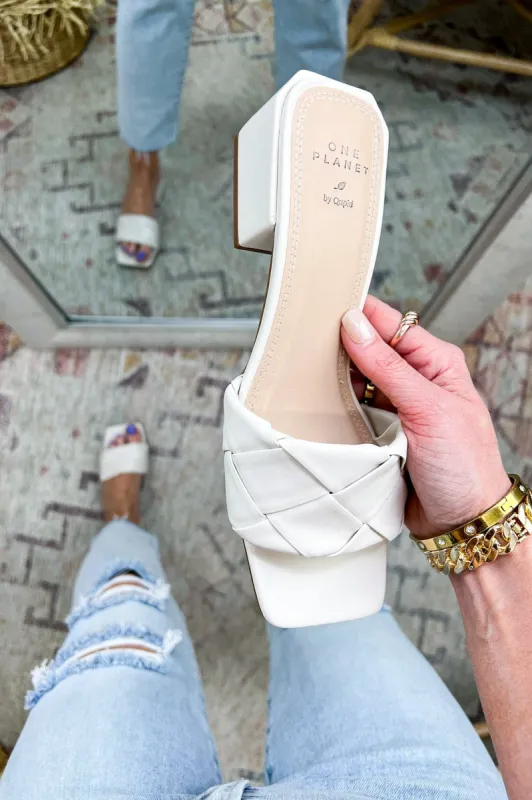 Made to Admire Woven Strap Heels - FINAL SALE made by Qupid