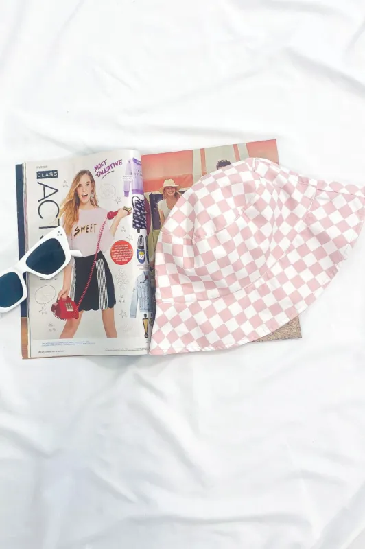 Best Matched Checkered Bucket Hat - FINAL SALE sold by Madison + Mallory