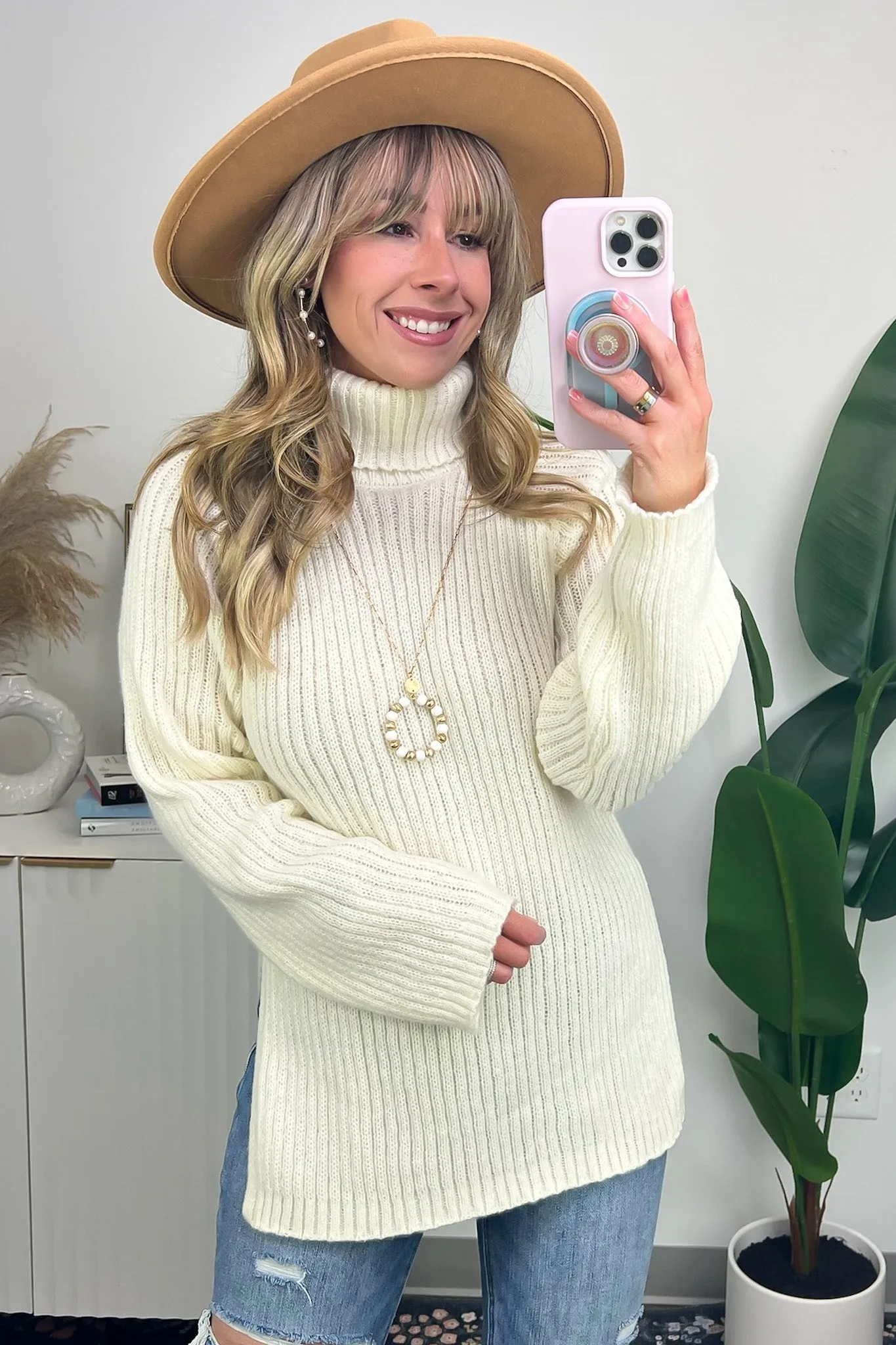 Completely Cozy Turtleneck Pullover Sweater - FINAL SALE sold by Madison + Mallory product image thumbnail 5