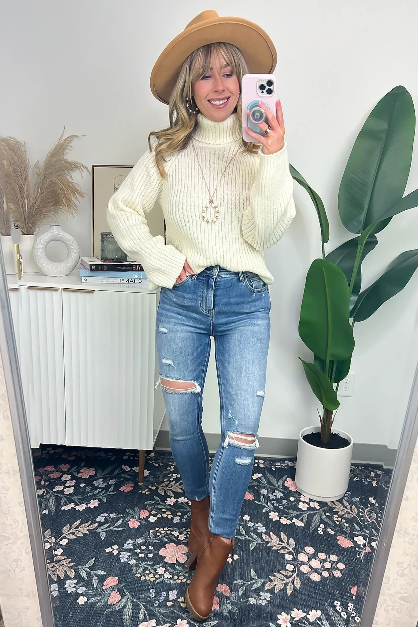 Completely Cozy Turtleneck Pullover Sweater - FINAL SALE sold by Madison + Mallory product image thumbnail 3