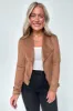 Brynlee Faux Suede Zip Up Moto Jacket - FINAL SALE sold by Madison + Mallory