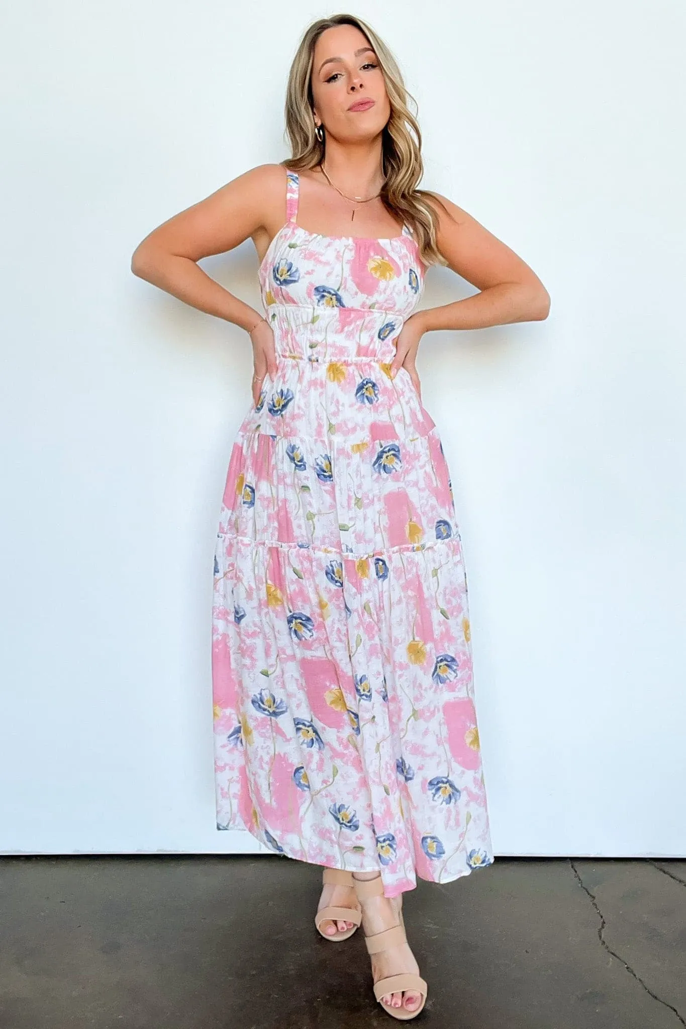 Zeinah Tiered Floral Maxi Dress - FINAL SALE sold by Madison + Mallory product image thumbnail 3