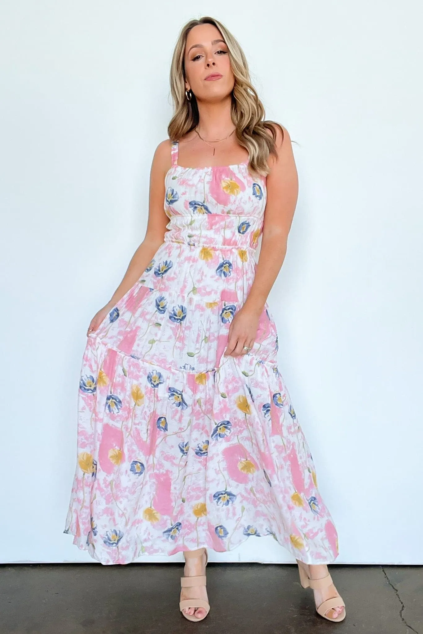 Zeinah Tiered Floral Maxi Dress - FINAL SALE sold by Madison + Mallory product image thumbnail 4