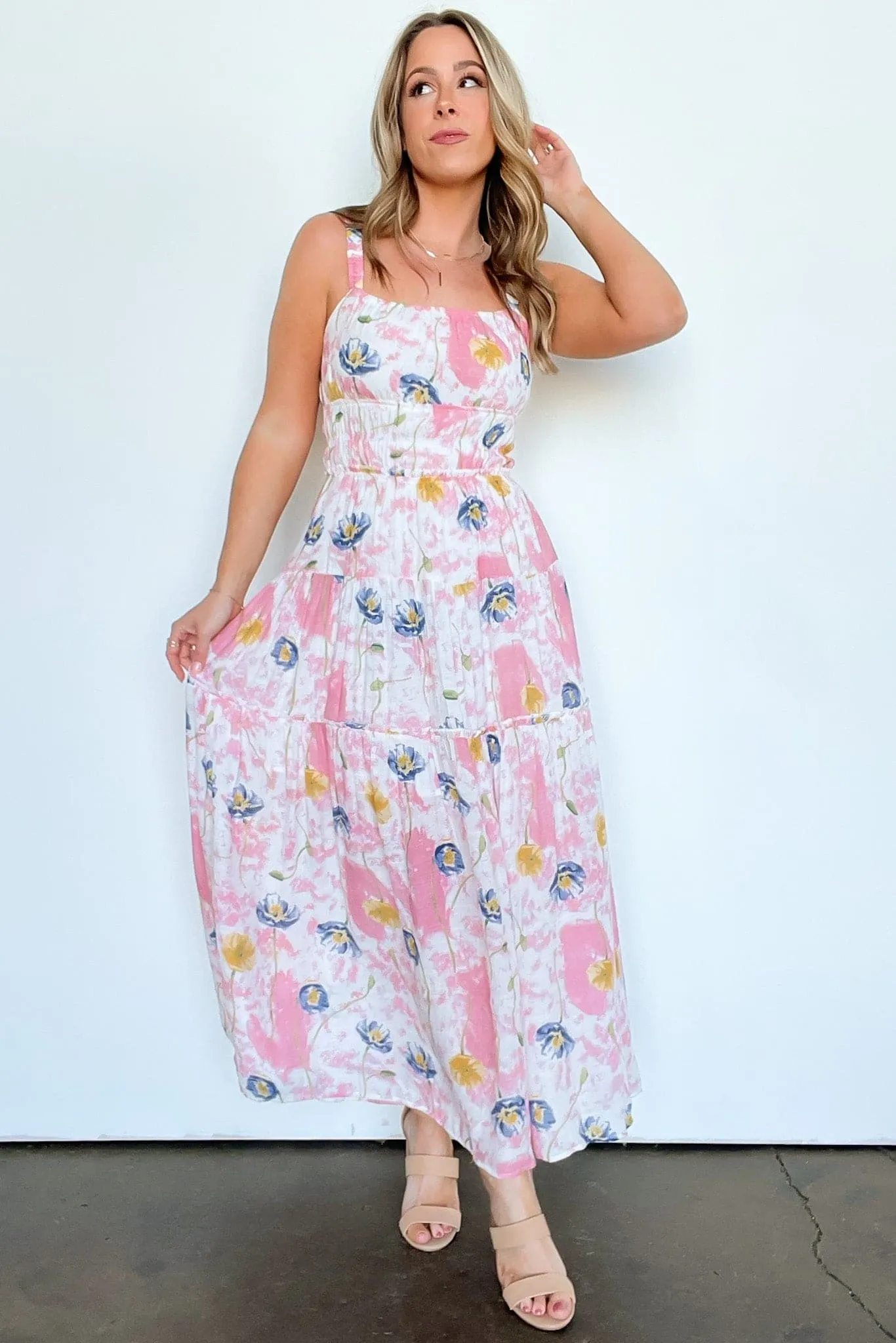 Zeinah Tiered Floral Maxi Dress - FINAL SALE sold by Madison + Mallory