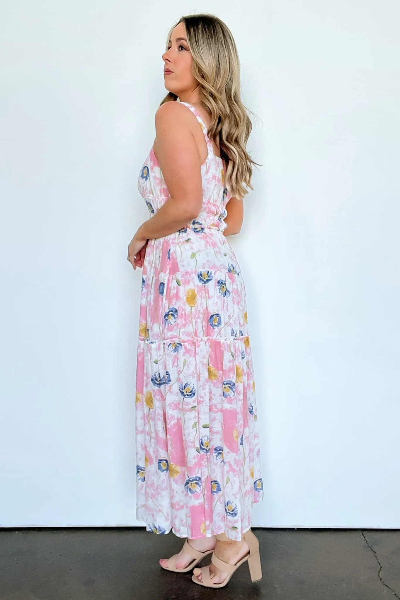 Zeinah Tiered Floral Maxi Dress - FINAL SALE sold by Madison + Mallory product image thumbnail 5