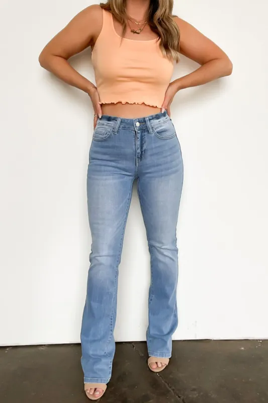 Jenella Mid-Rise Bootcut Jeans - FINAL SALE sold by Madison + Mallory