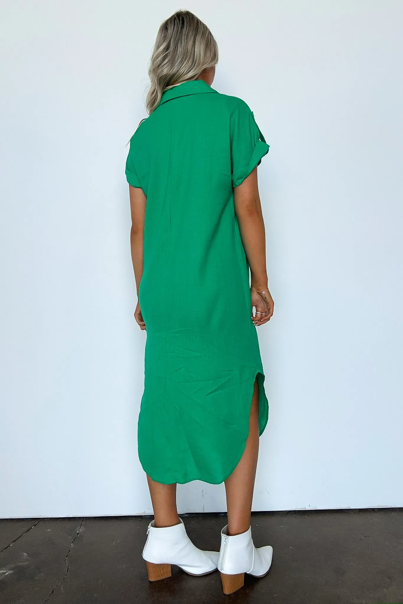 Larissah Button Down Midi Dress - FINAL SALE sold by Madison + Mallory product image thumbnail 5