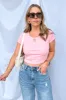 Hearts and Hashtags Rhinestone Buckle Tee - FINAL SALE sold by Madison + Mallory